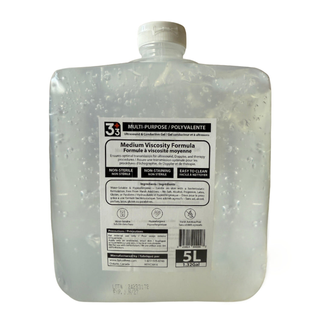 Gel à ultrasons polyvalent de longueur d'onde de 5 L
