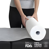 Box of 8.5" x 250 Ft Premium Smooth Paper Roll for Massage Table (8 Rolls/Box)