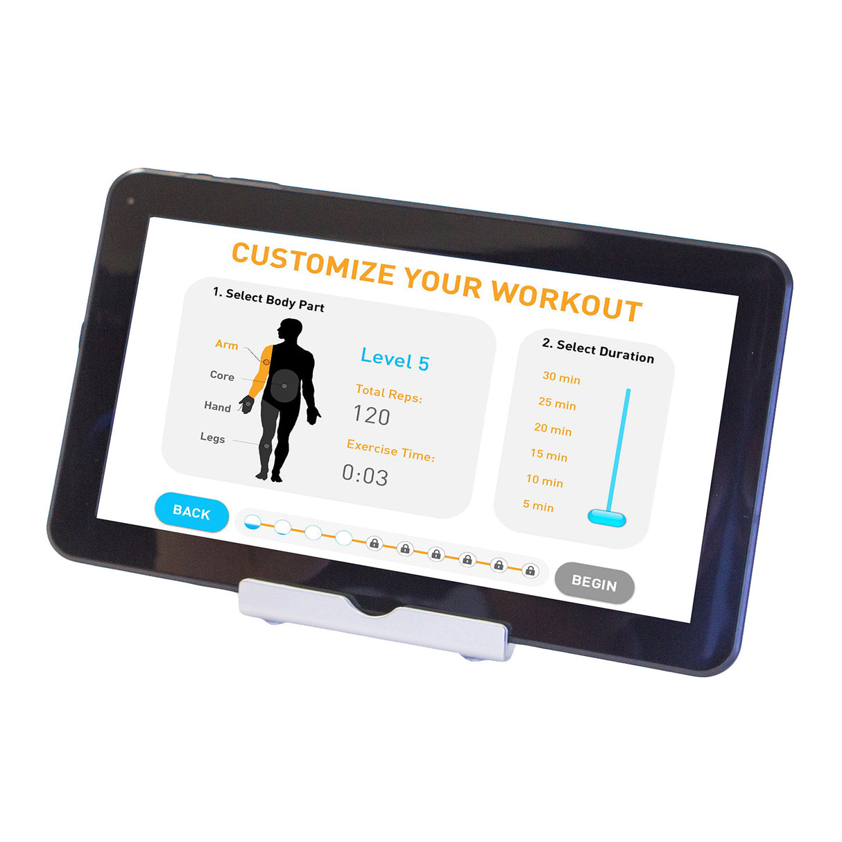 Tablette Flint avec logiciel clinique - Flint Rehab