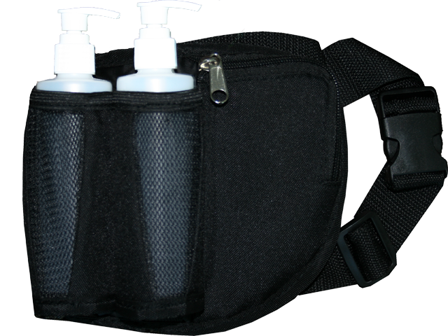 Double Oil Holsters with Accessory Zip Pocket