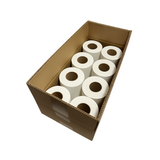 Box of 8.5" x 250 Ft Premium Smooth Paper Roll for Massage Table (8 Rolls/Box)