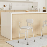 All-Purpose Perching Stool with Adjustable Arms