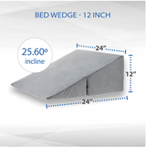 Body Wedge Pillow 12"H x 24"L x 24"W