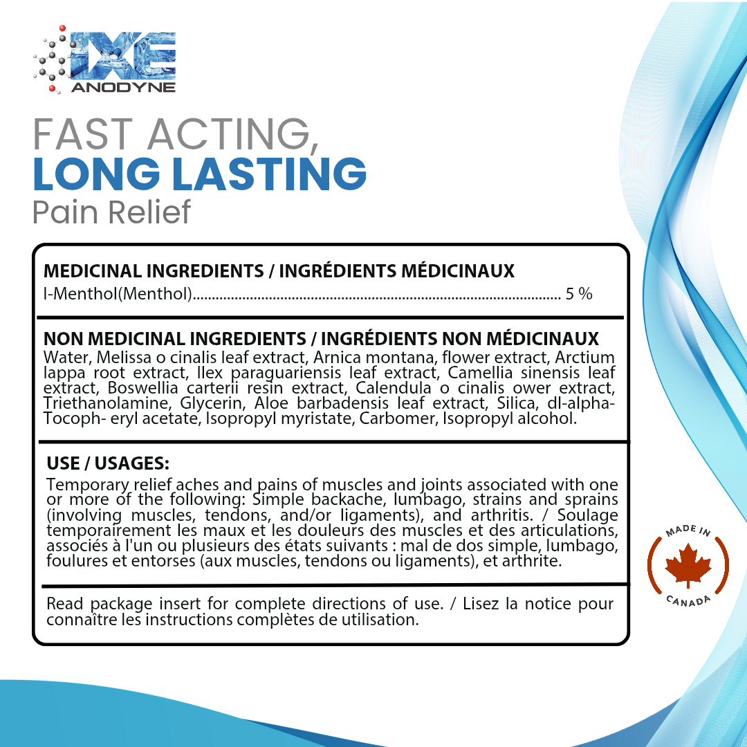 IXE Anodyne Pain Relief Gel - 4 oz Tube