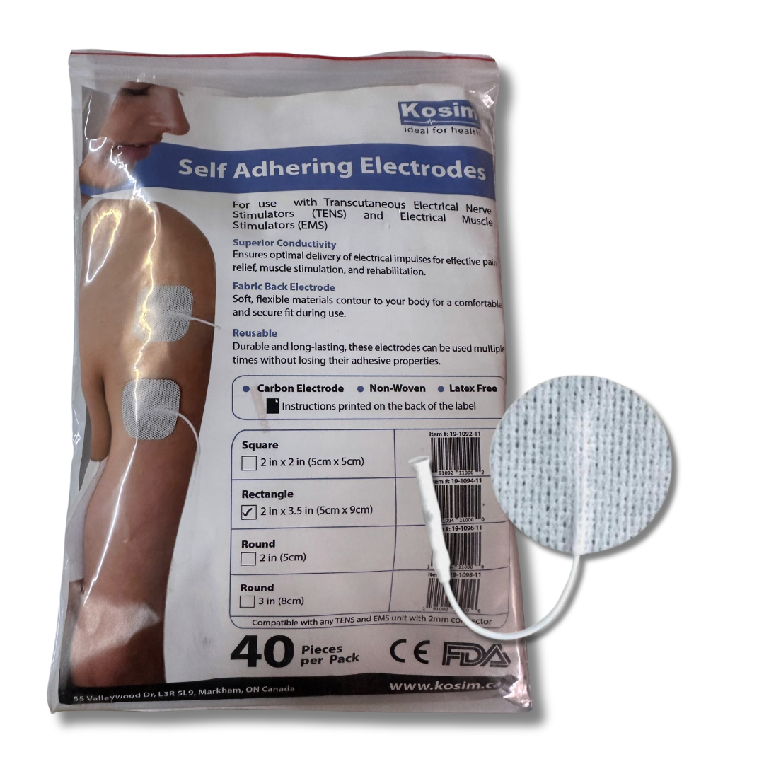 Kosim Self Adhering Electrodes 3 inch Round