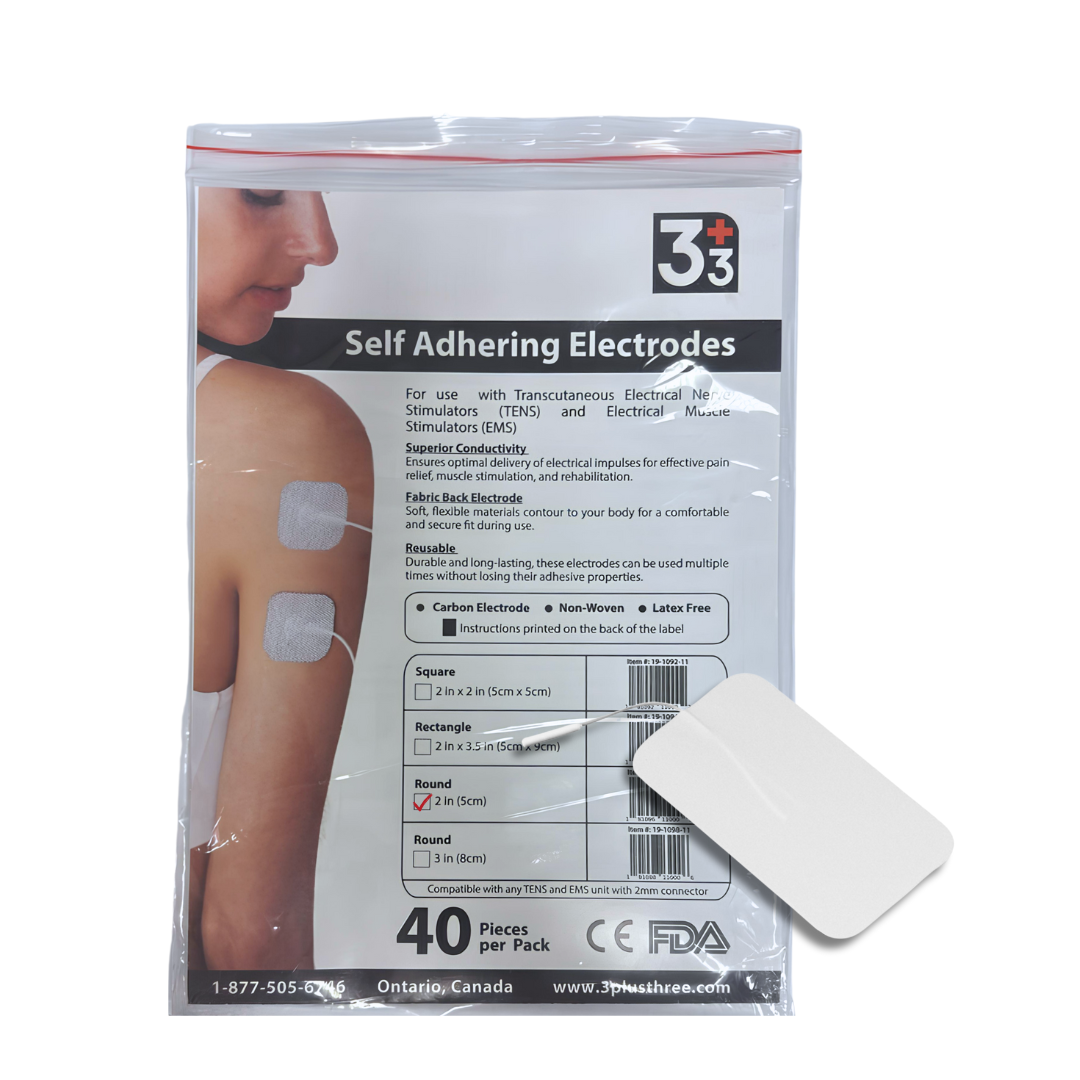 Kosim Self Adhering Electrodes 2 x 3.5 inch Rectangle