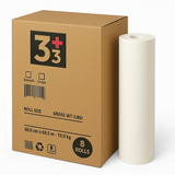 Box of 28" x 250 Ft Premium Crepe Paper Roll for Massage Table (8 Rolls/Box)